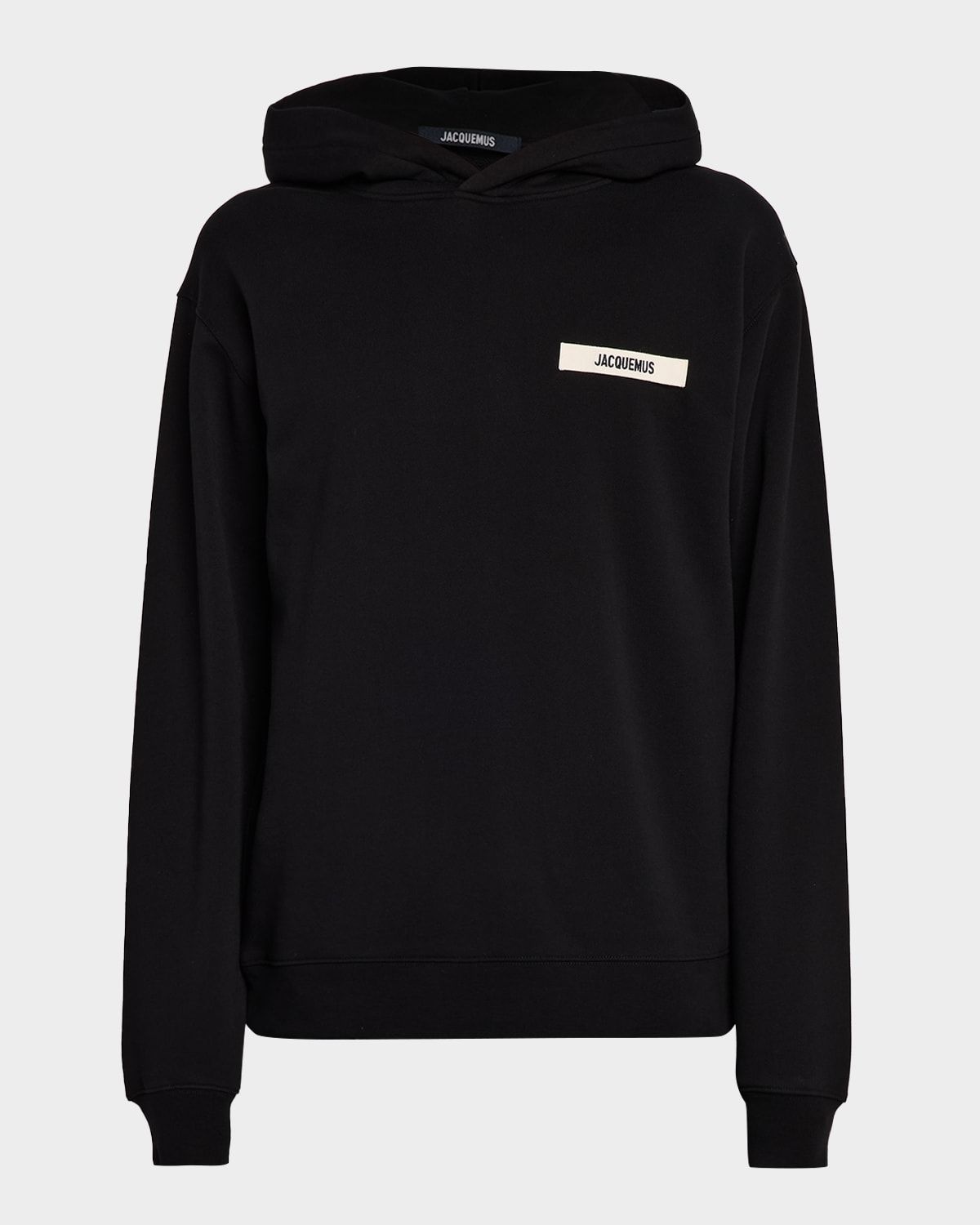 Men & apos;s Grosgrain Logo Cotton Hoodie