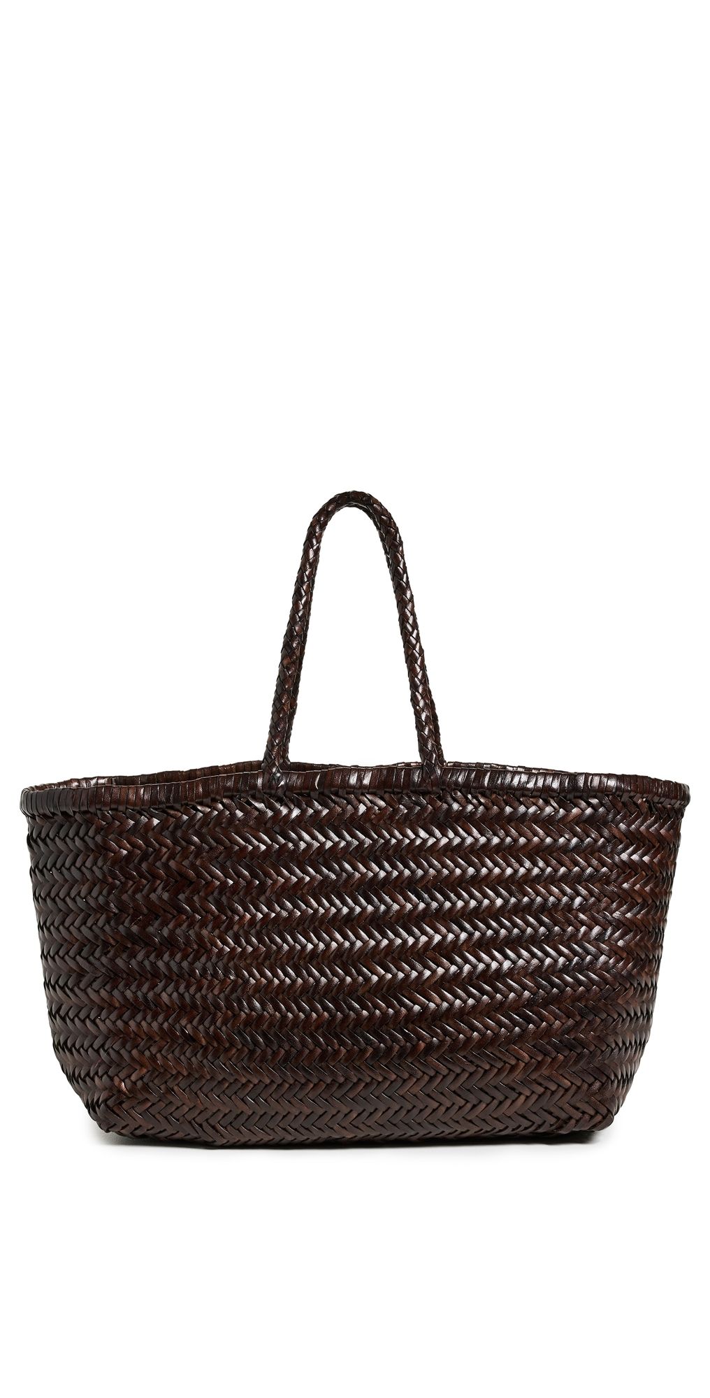 DRAGON DIFFUSION Bamboo Triple Jump Tote Dark Brown One Size