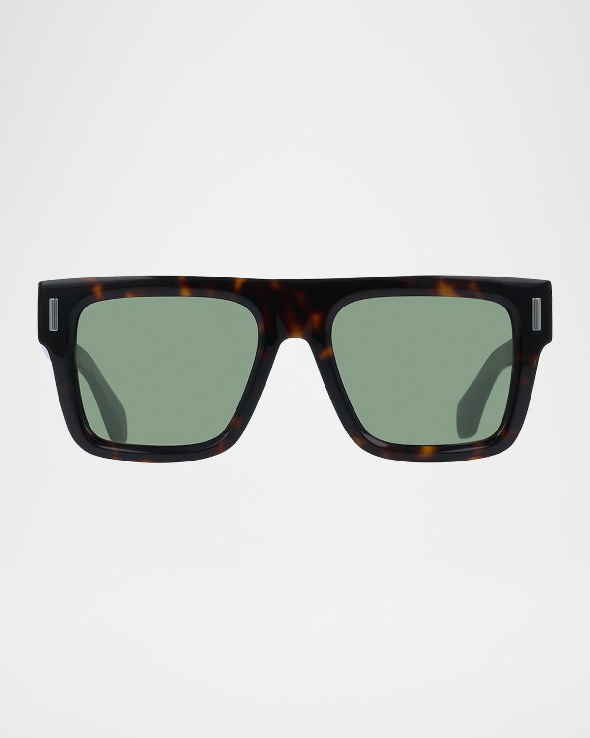 Men & apos;s Rivets Acetate Square Sunglasses