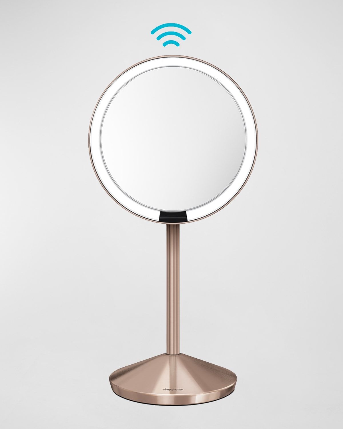 5" Sensor Mirror with Travel Case, Rose Gold
