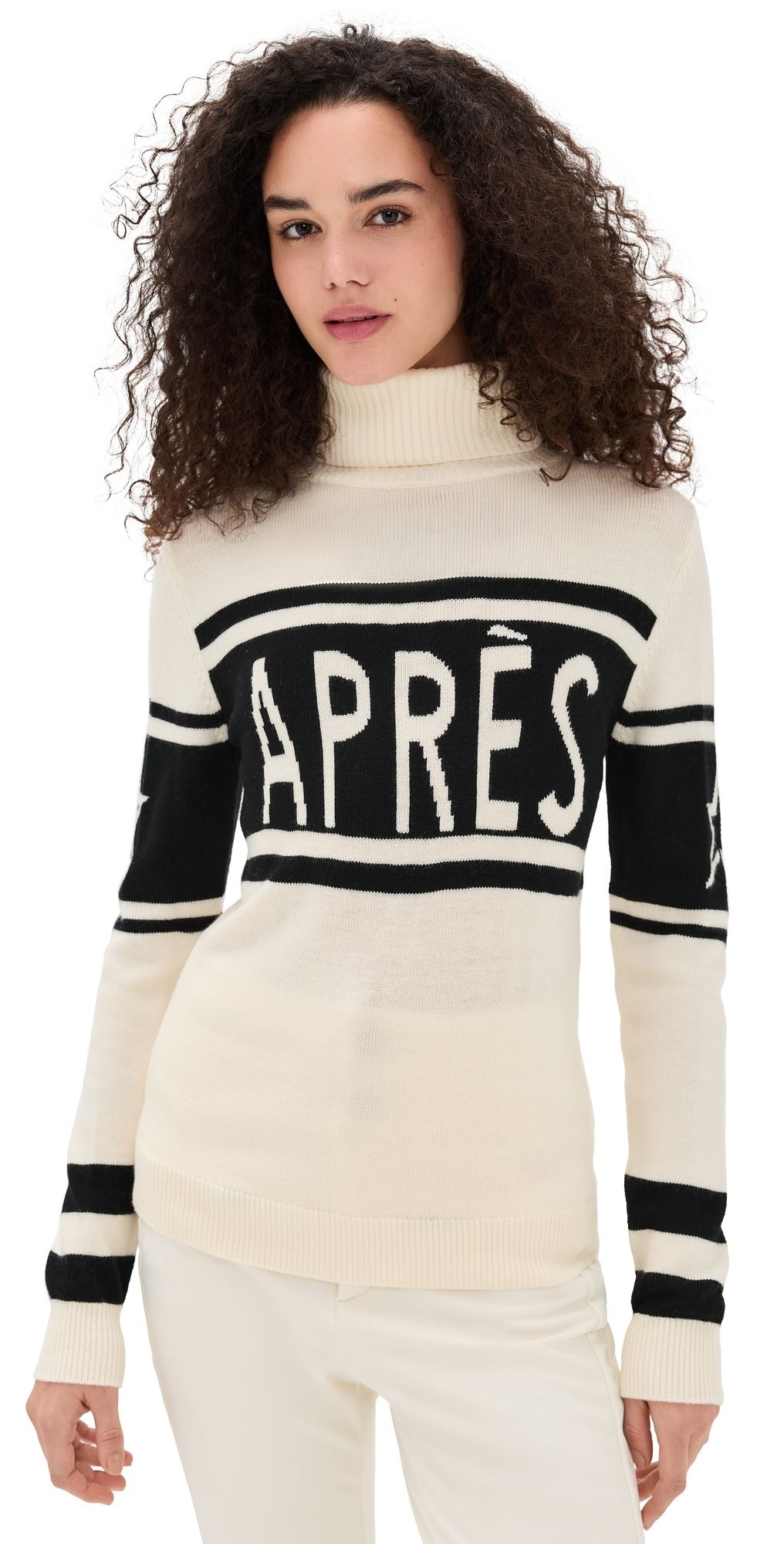 Perfect Moment Après Schild Merino Wool Sweater Snow White L