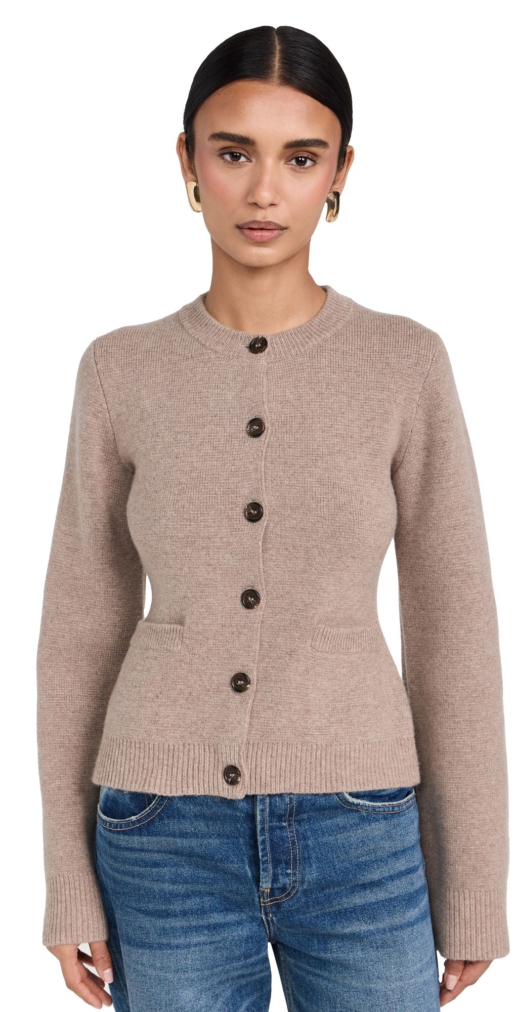 Jenni Kayne Cooper Cardigan Taupe XS