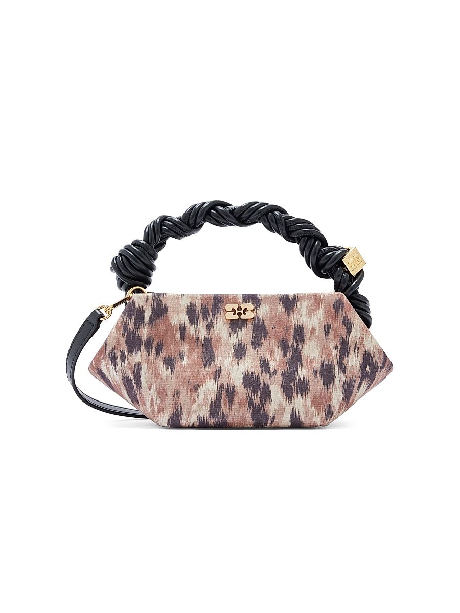 Women's Bou Printed Mini Taffeta Crossbody Bag - Burro