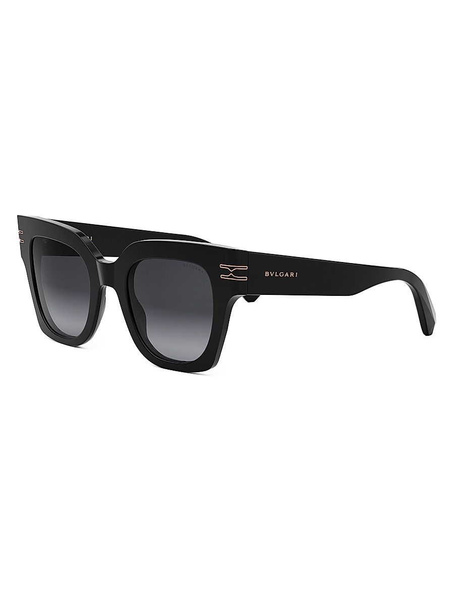 Women's B. ZERO1 49MM Butterfly Sunglasses - Black Grey Gradient