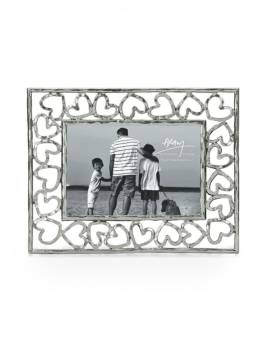 Heart Frame - Silver - Size 5 x 7