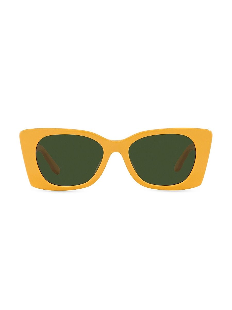 Women's 52MM Cat-Eye Sunglasses - Orange