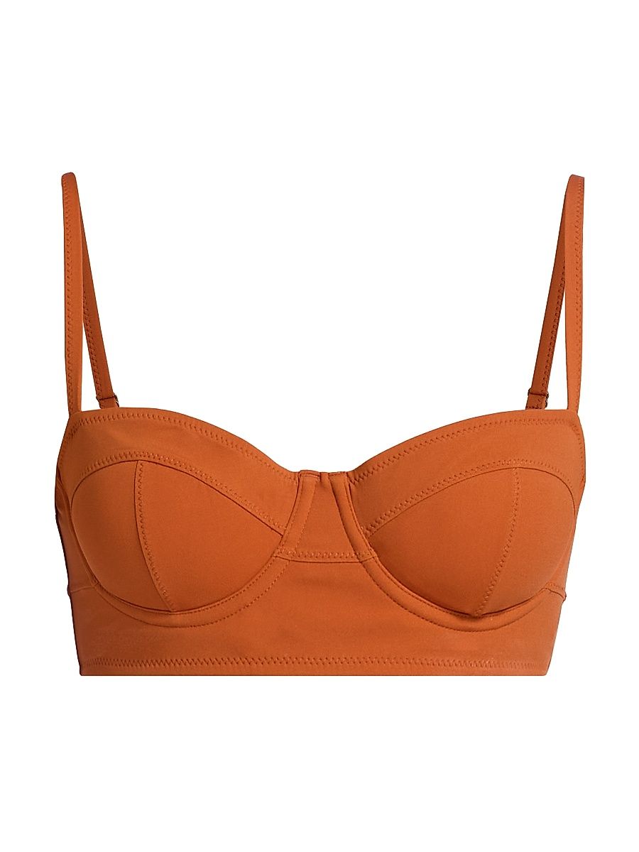 Women's Zahara Bra-Cup Bikini Top - Sienna - Size Large