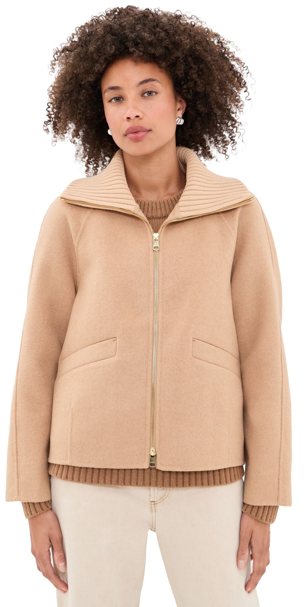 Varley Darnley Short Jacket Candied Ginger M