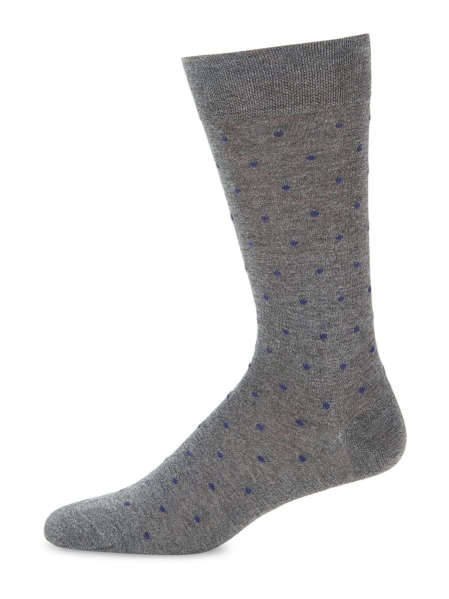 Tropez Dot Knitted Socks - Oxford