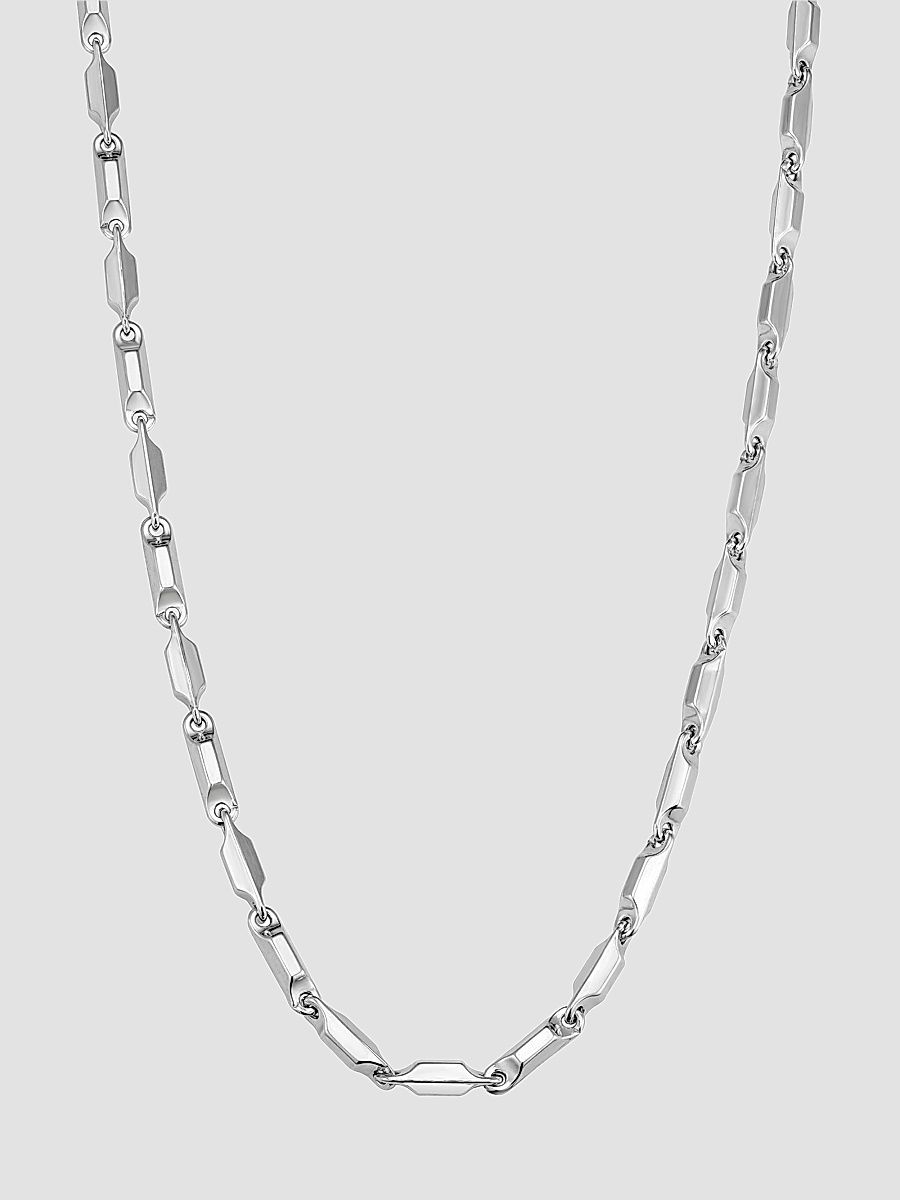 Men's Marine Link Chain in Sterling Silver - Silver