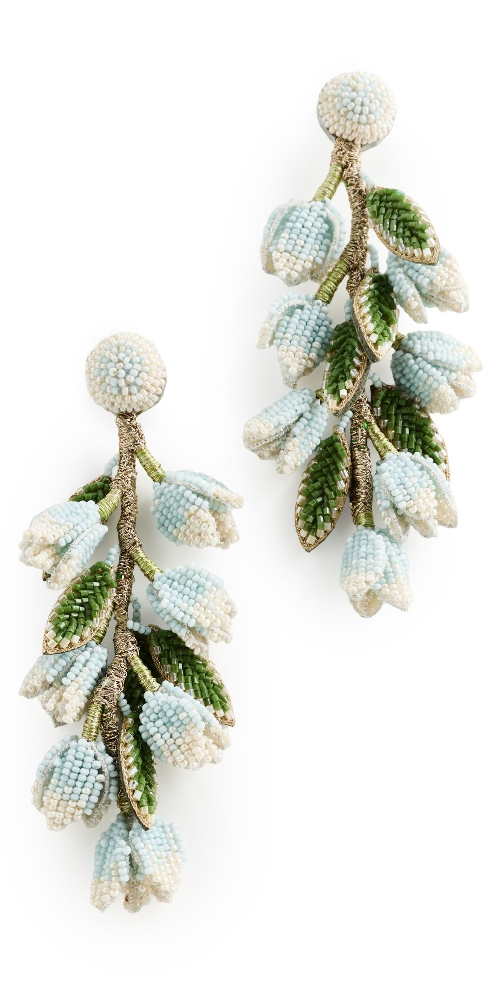 Deepa Gurnani Madelief Earrings Baby Blue One Size