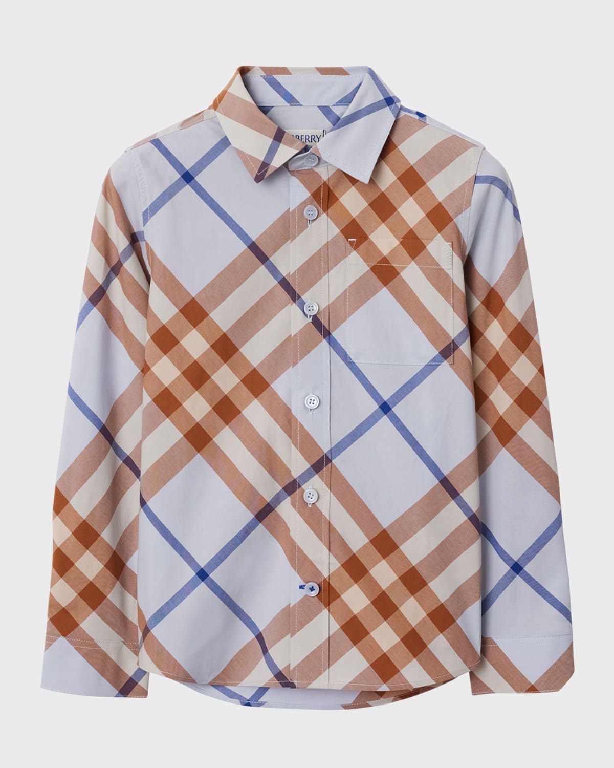 Boy & apos;s Owen Check-Print Button Down Shirt, Size 3-14