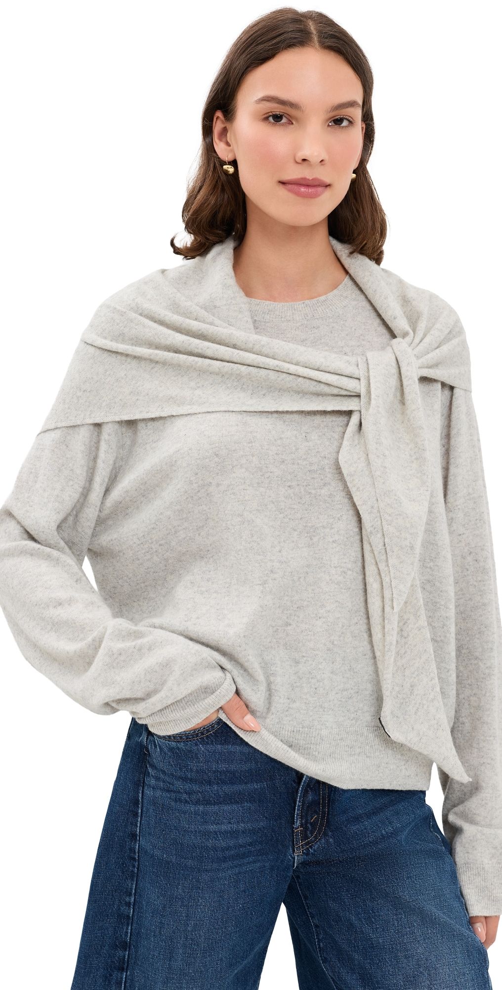Lioness Olsen Knit Pullover Slate S