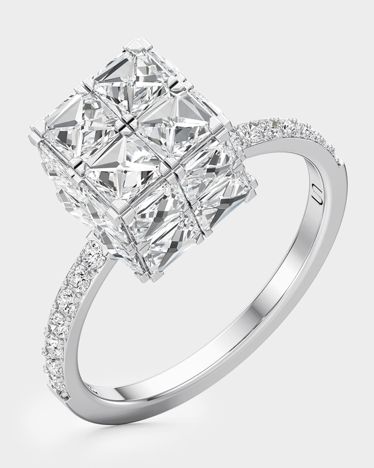 Armor Cube Lab-Grown Diamond Pave Ring