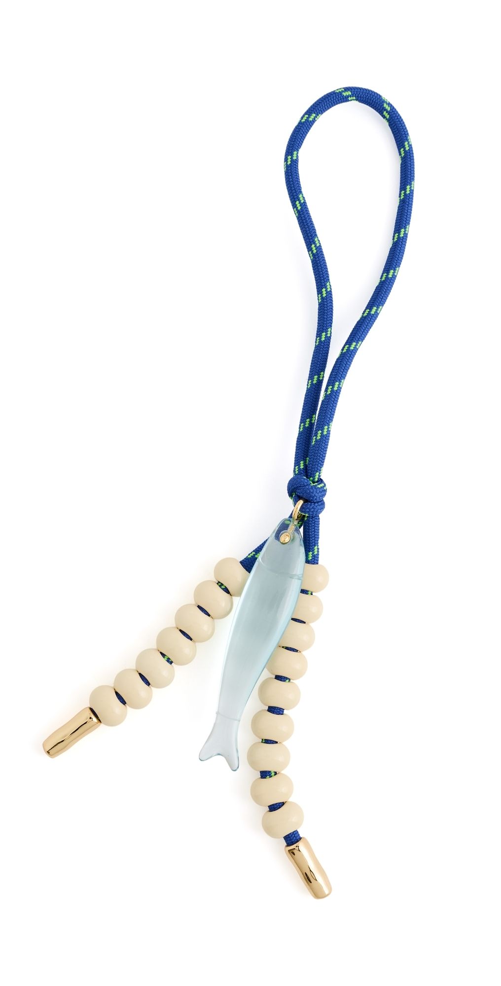 Madewell Paracord Fish Bag Charm frosted sky One Size