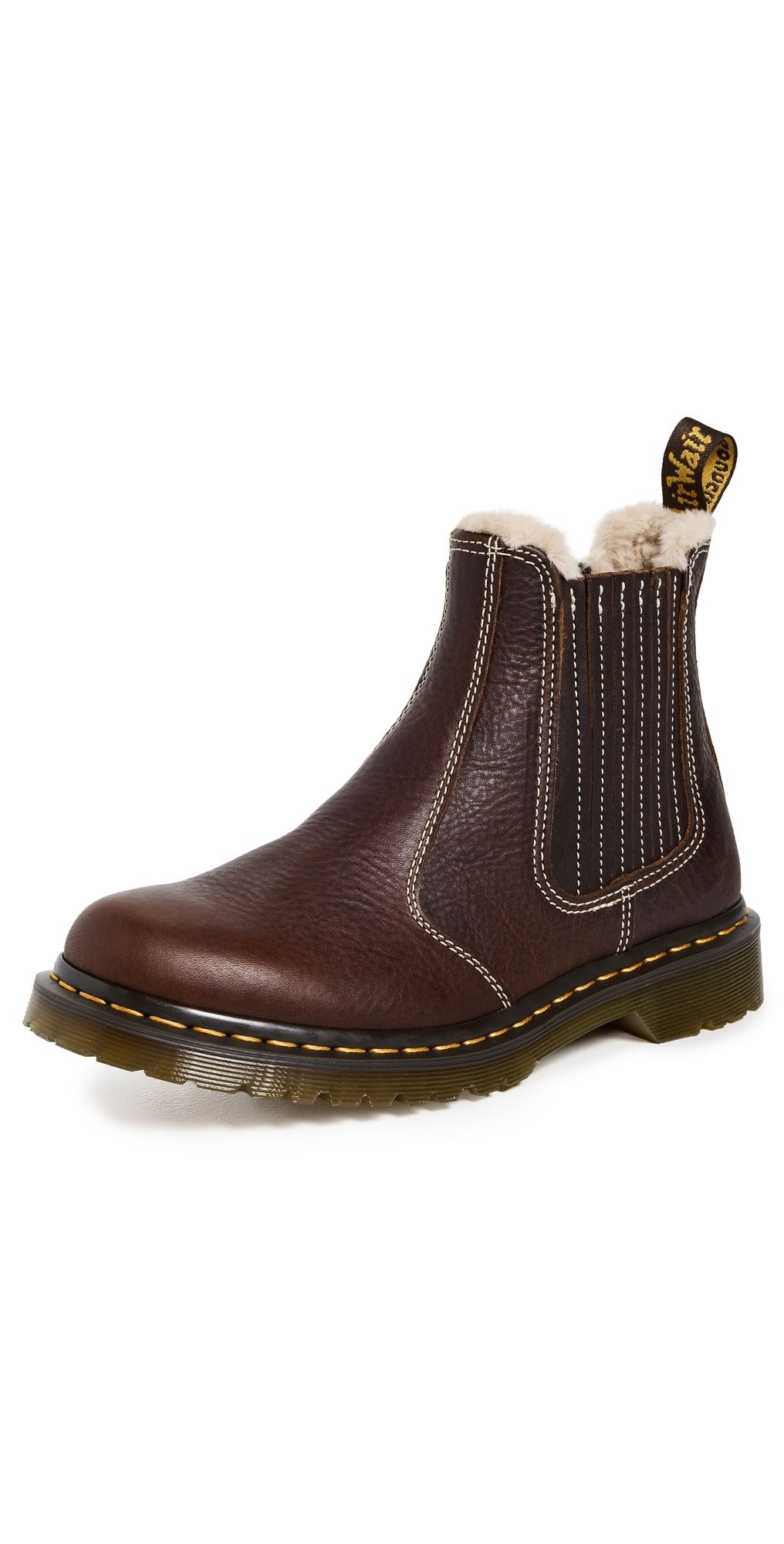 Dr. Martens 2976 Leonore Ii Dark Brown Grizzly Dark Brown 7