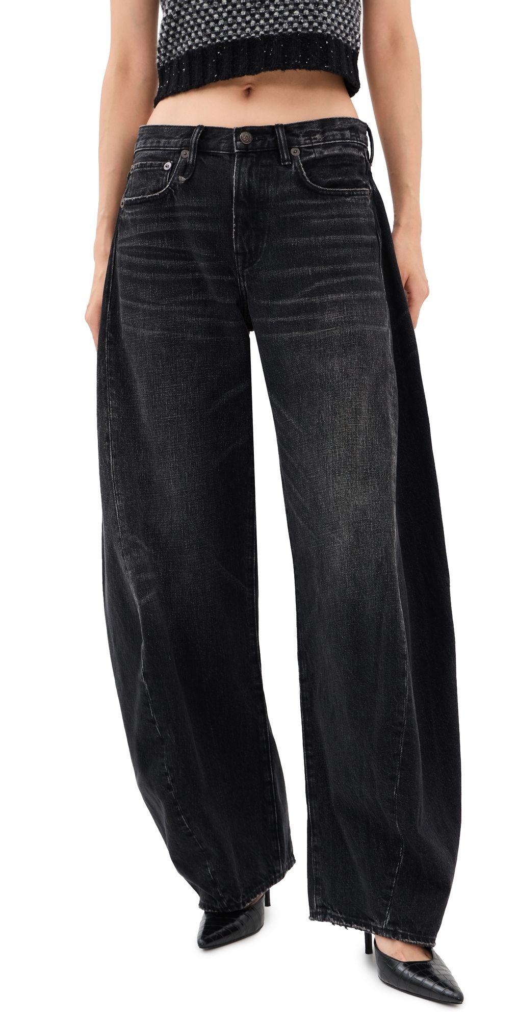 R13 Janine Jeans Brixton Black 26