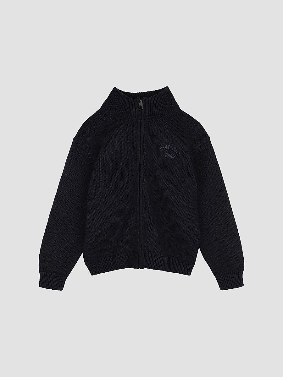 Givenchy Boy's Little Boy's & Boy's Cotton-Cashmere Zip-Front Cardigan - Navy - Size 12
