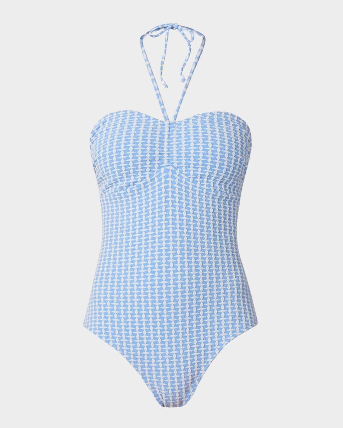 Cinched One-Piece Swimsuit