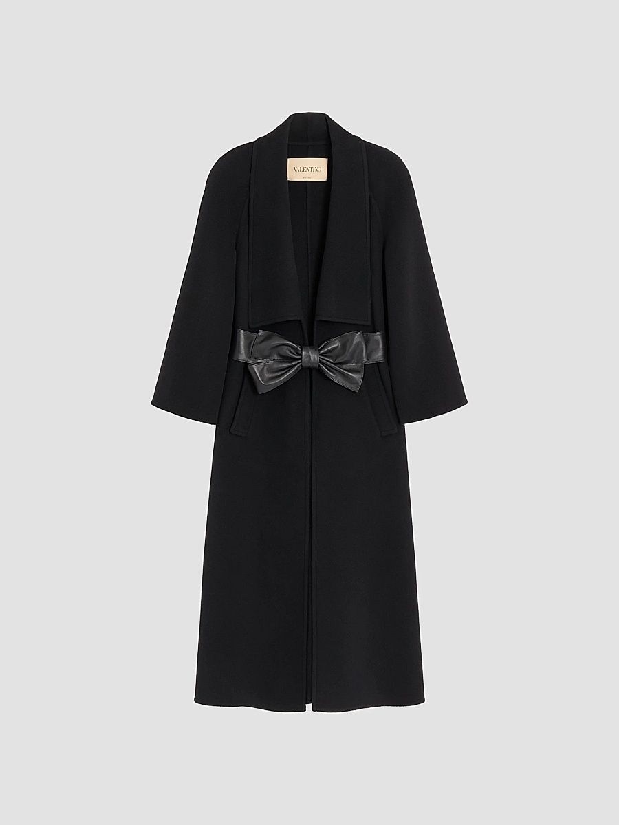 Women's Soft Drap Coat - Black - Size 2