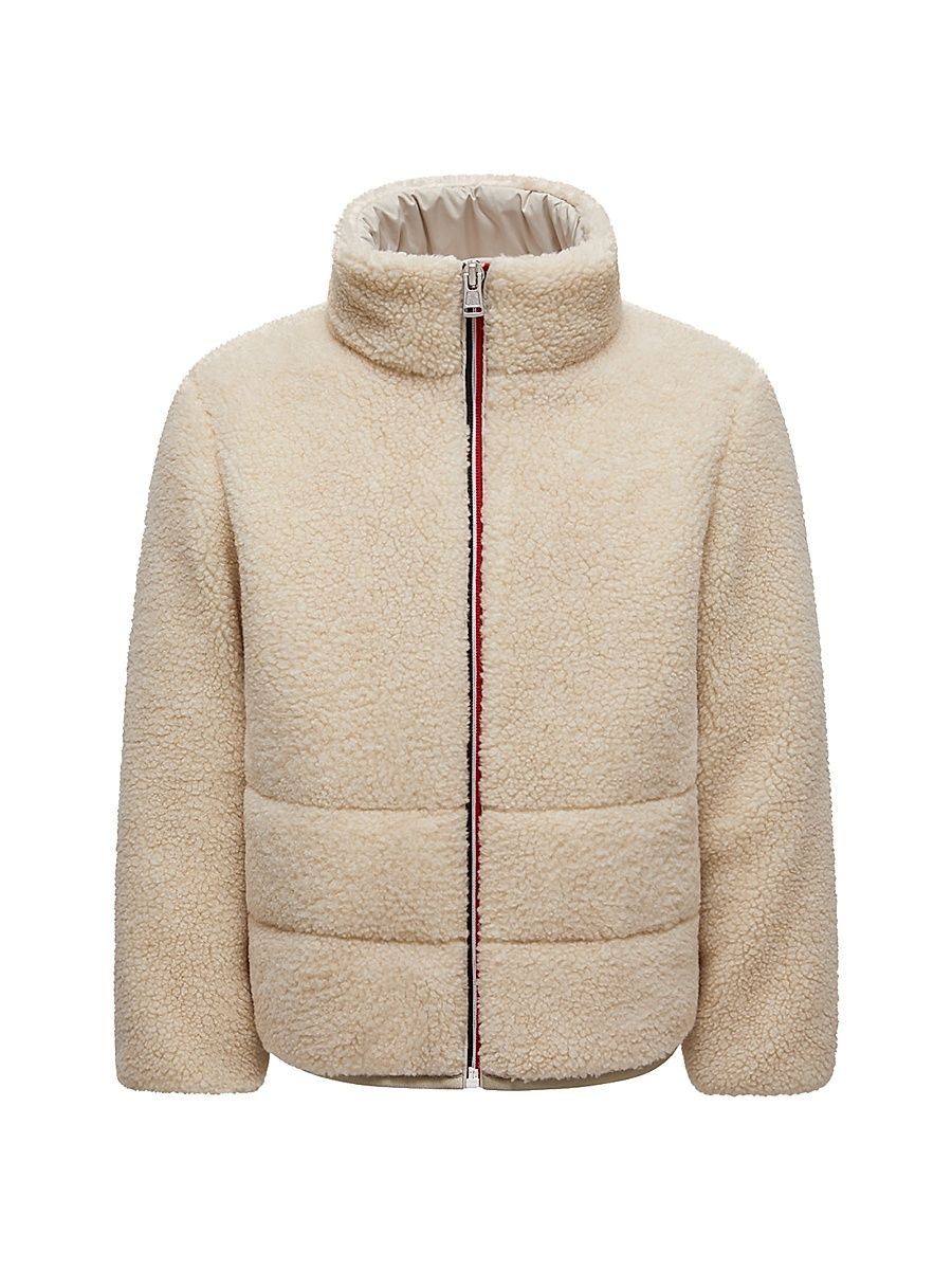 Little Boy's & Boy's Casan Down-Filled Jacket in Teddy - Light Beige - Size 14