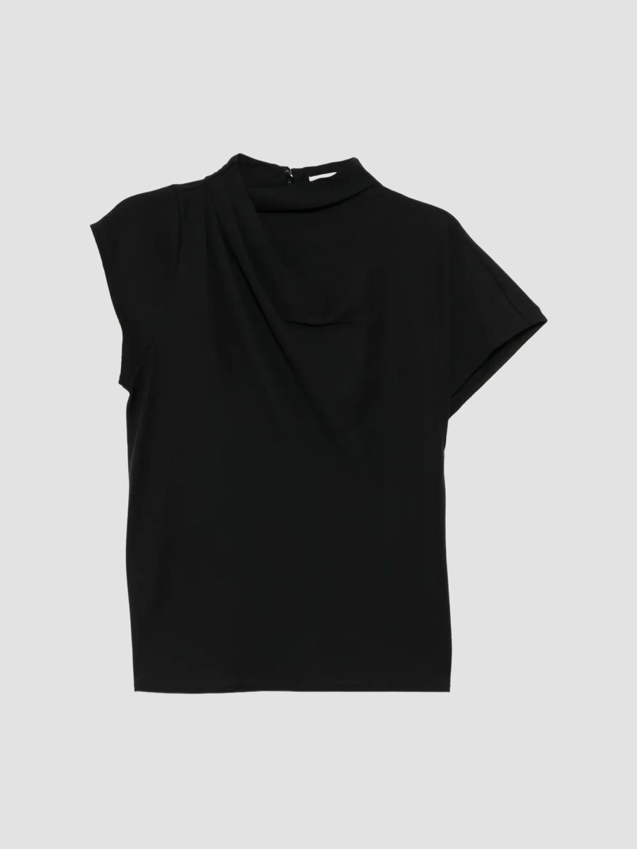 Staud Women's Davina Asymmetric Top - Black - Size 00