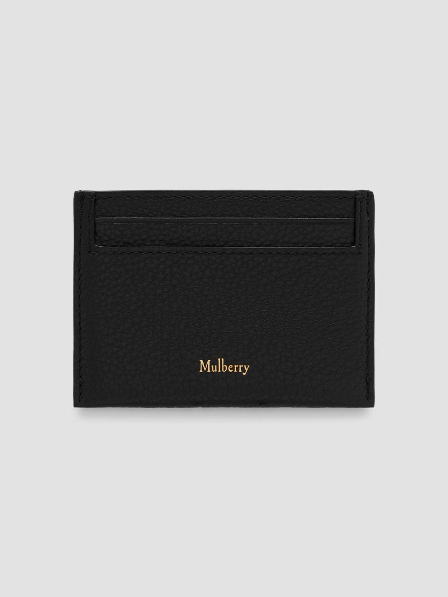 Women's Continental Credit Card Slip - Black