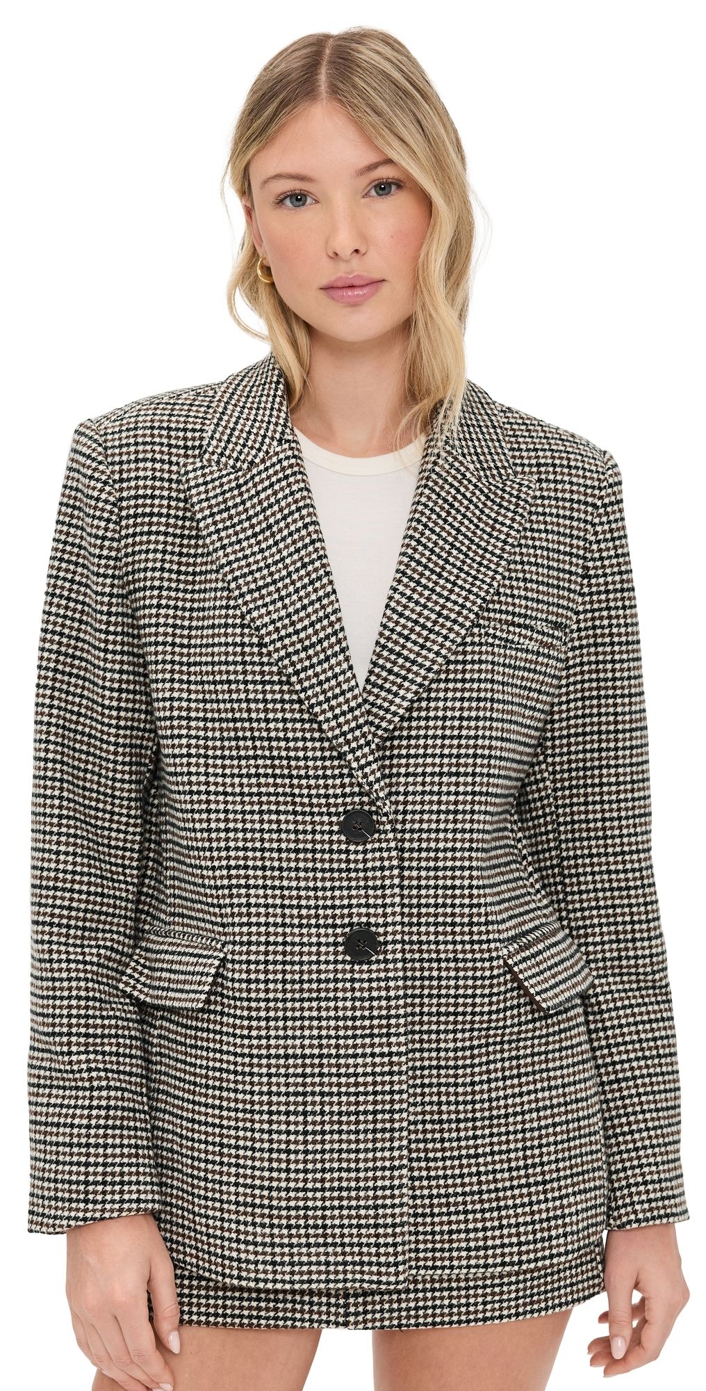 Joe's Jeans The Boyfriend Blazer Black/Chocolate M