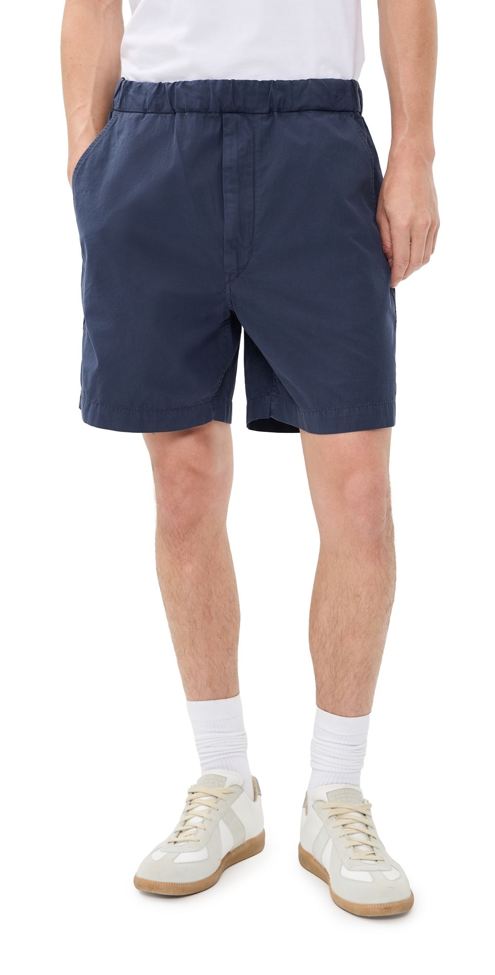 Madewell Poplin Pull-On Shorts Ink M