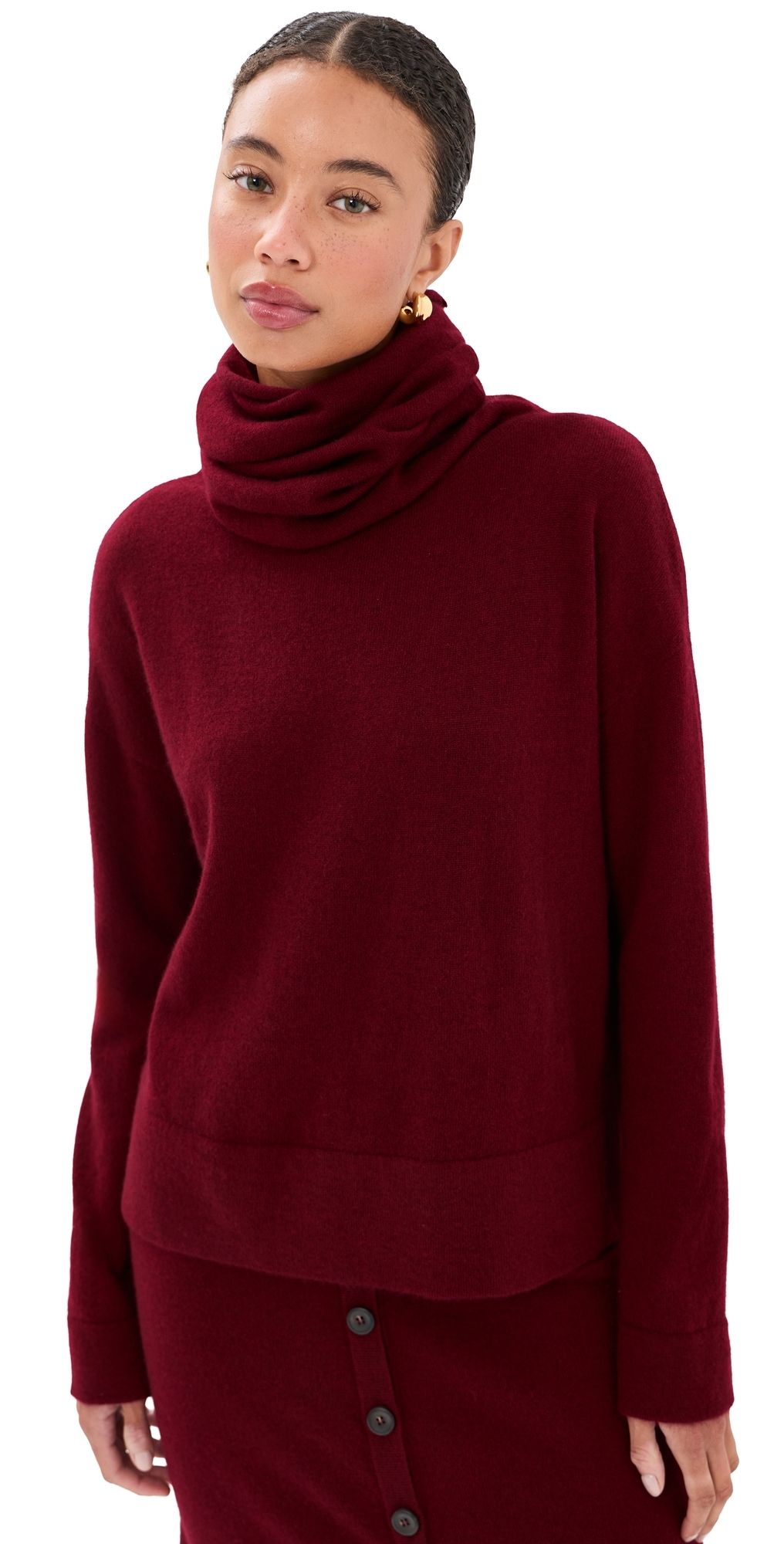 Altuzarra Lester Cashmere Sweater Grenache L