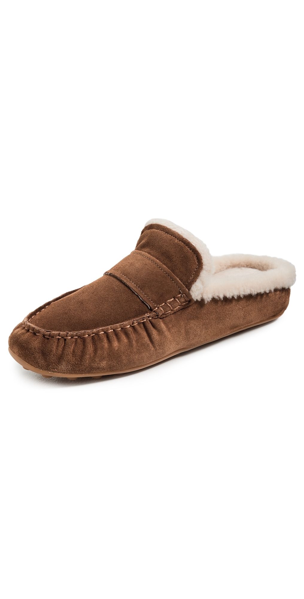 Vince Berkley Shearling Driver Flats Elmwood 8