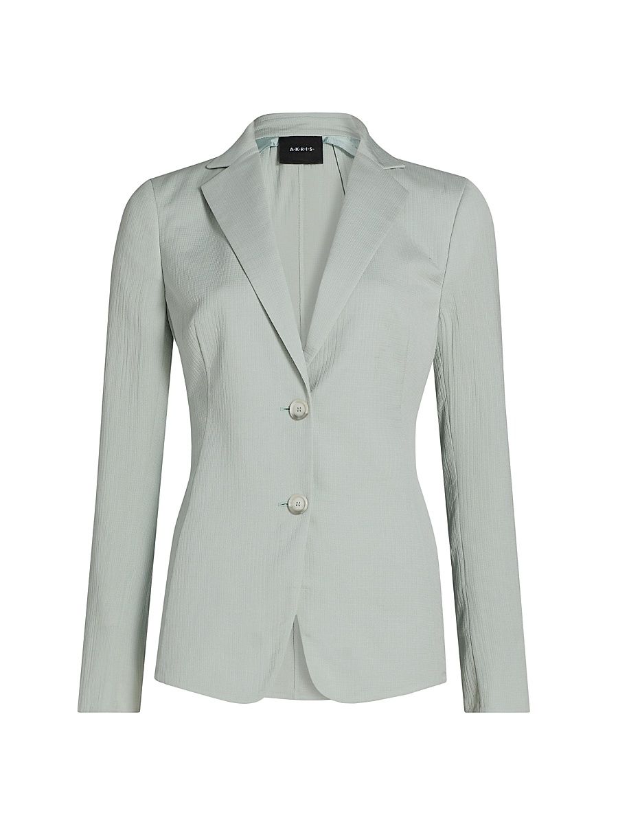 Women's Lavino Structured Blazer - Bleached Denim - Size 14
