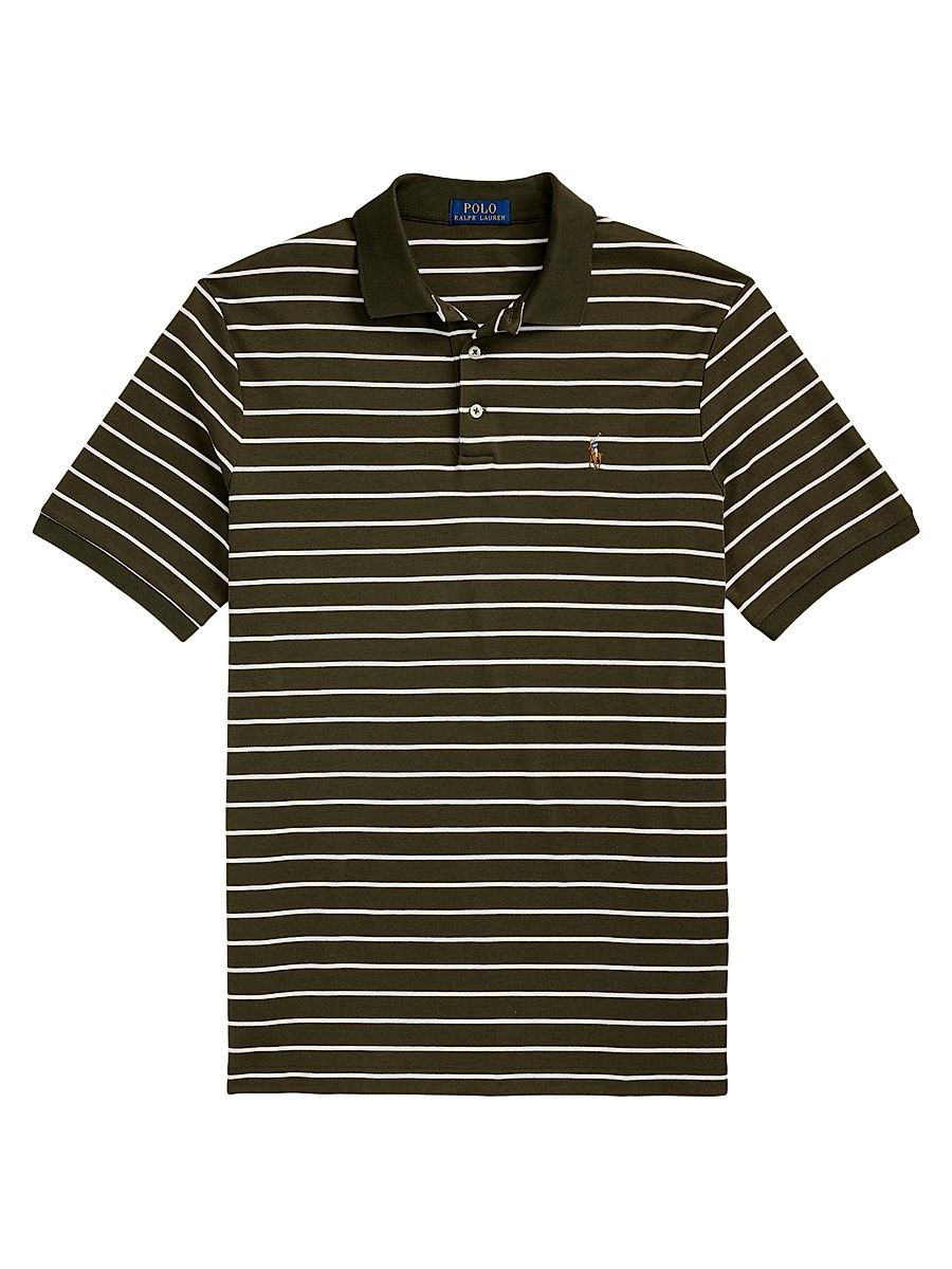 Men's Classic-Fit Soft Cotton Polo Shirt - Armadillo White - Size XXL