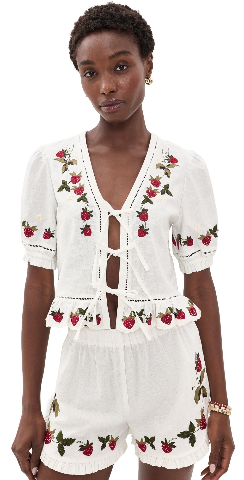 Sea Bindi Strawberry Top Cream S