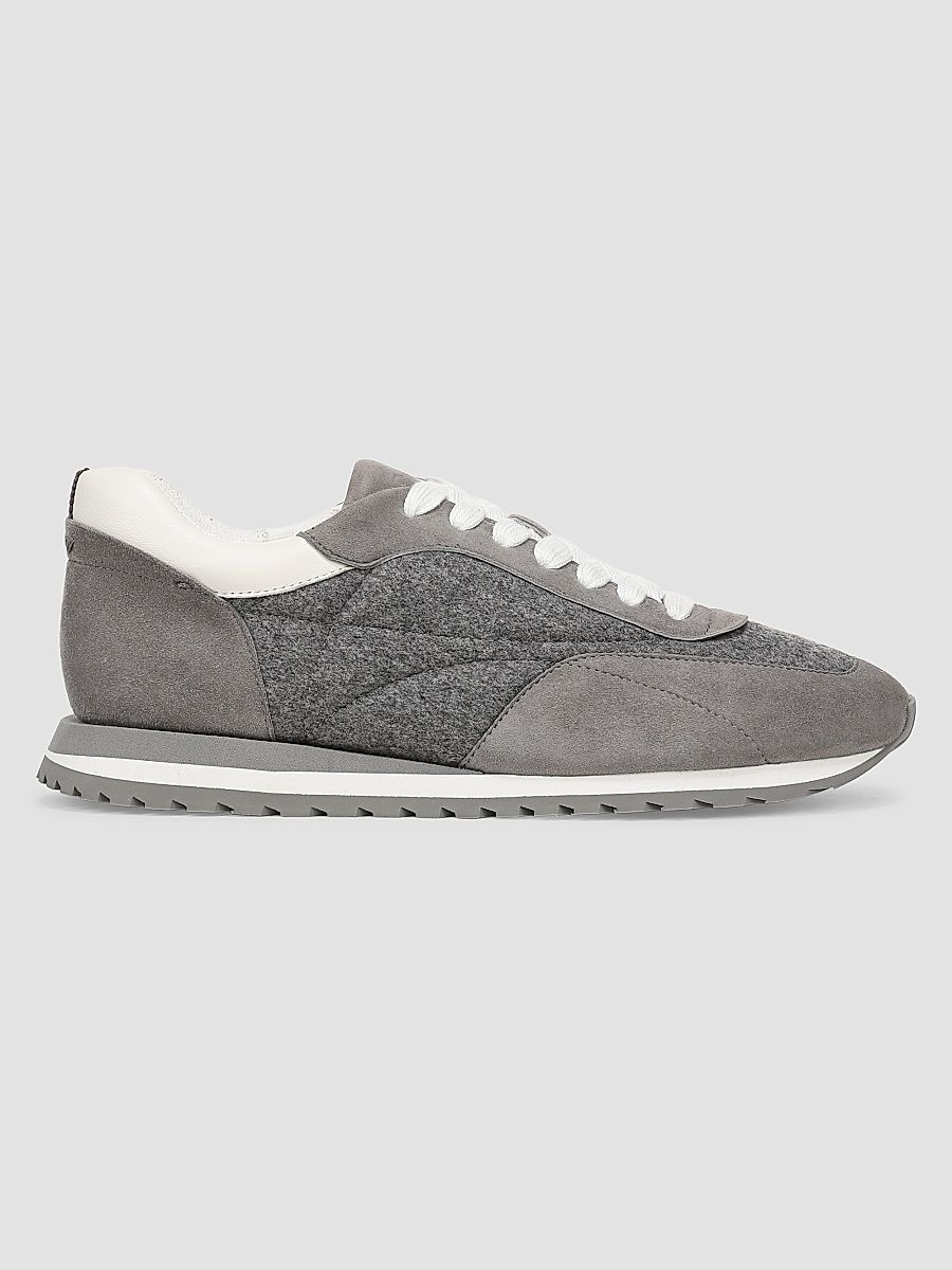 Women's Sophia 25MM Suede Low-Top Sneakers - Rock - Size 11