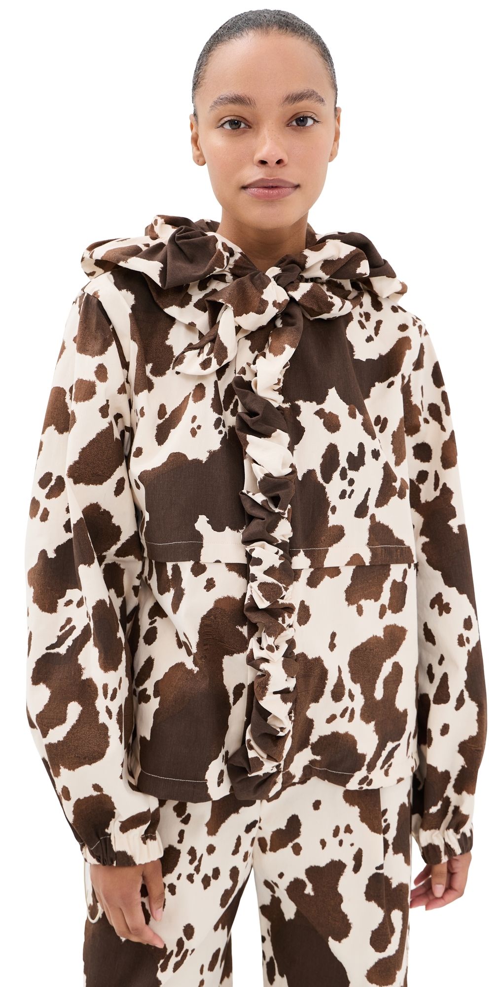 By Efrain Mogollon Guaricha Jacket Cow Print S