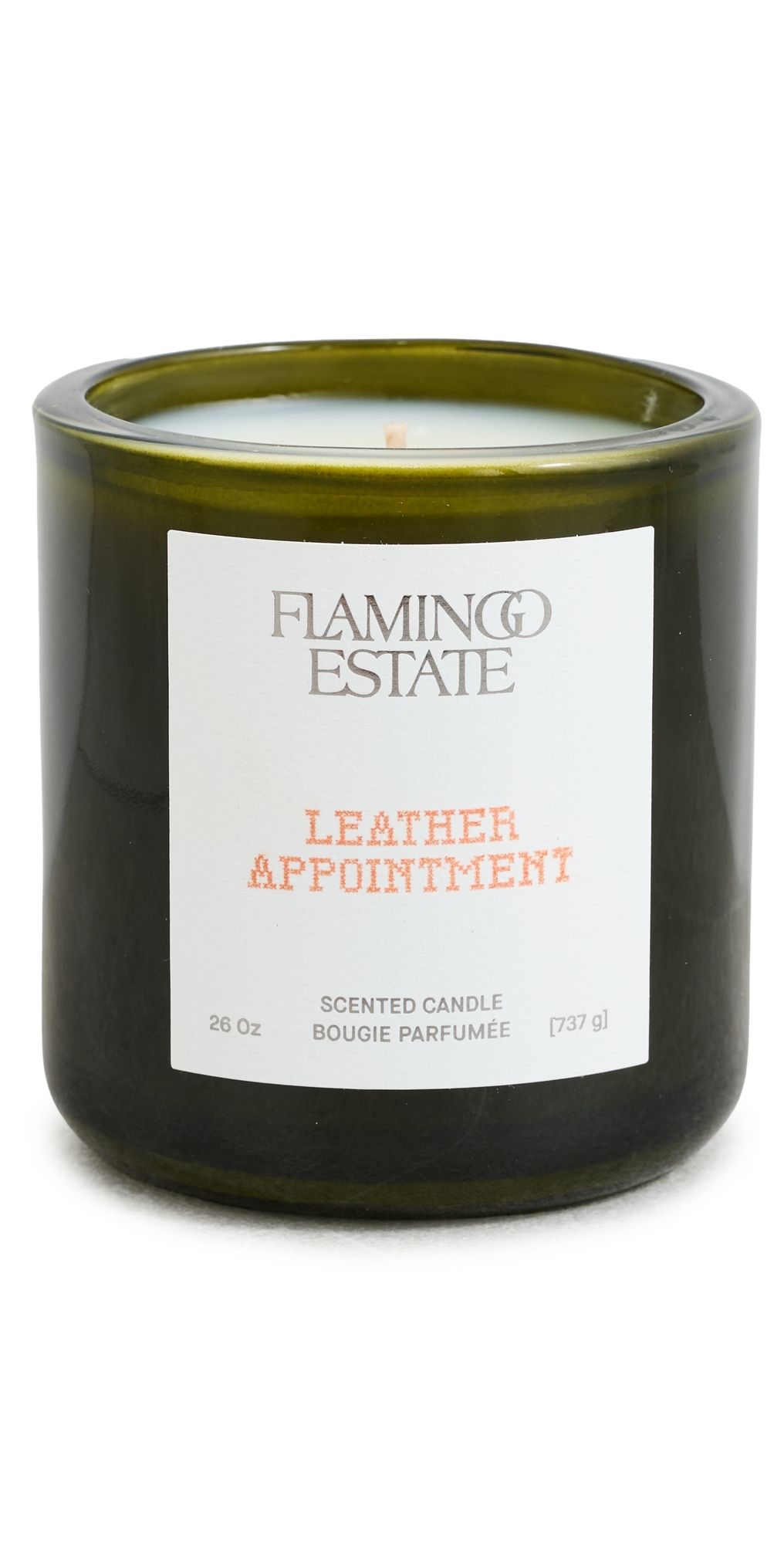 Flamingo Estate Leather Appointment Candle Leather Appointment One Size