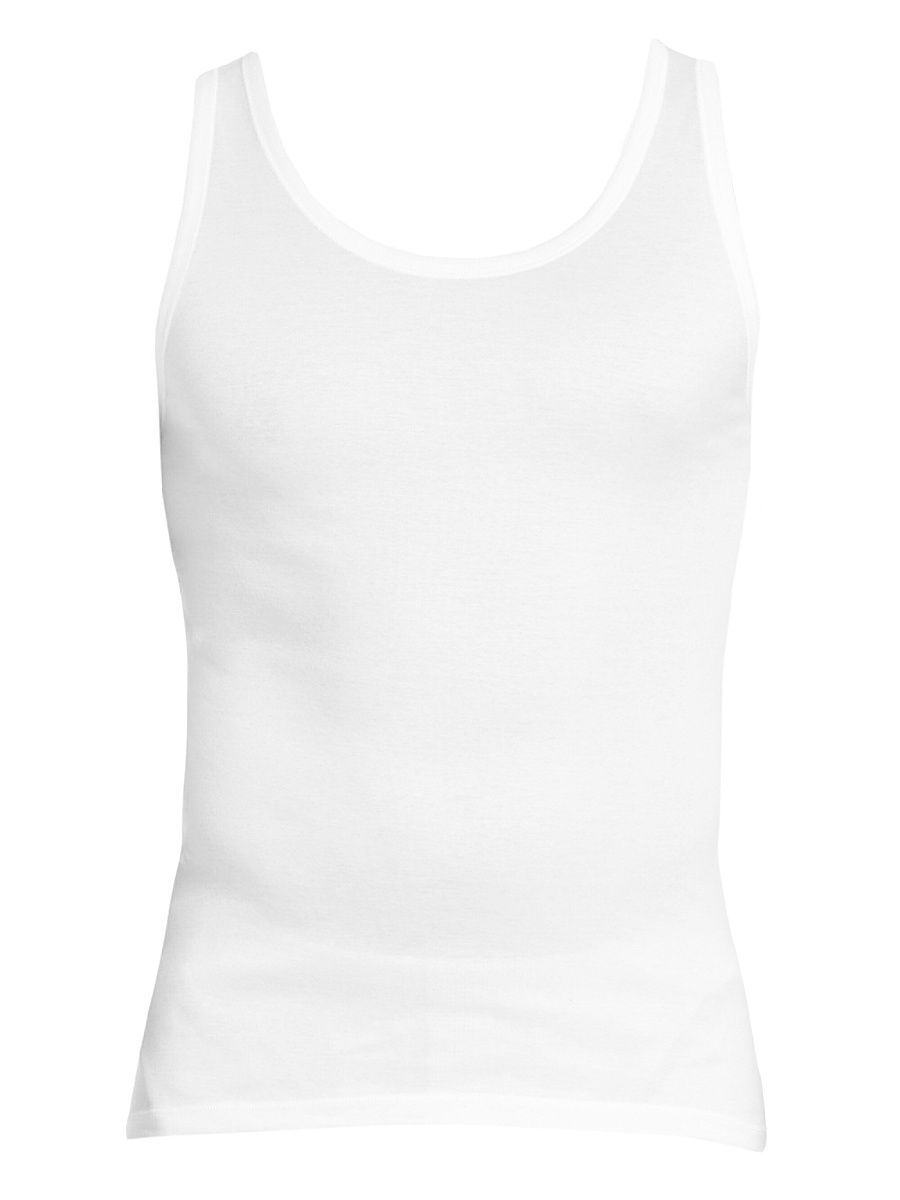 Cotton Pure Pure Tank Top - White - Size XXL