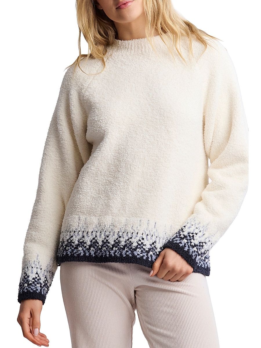 Women's CozyChic Raglan Confetti Sweater - Pearl Multi - Size XS