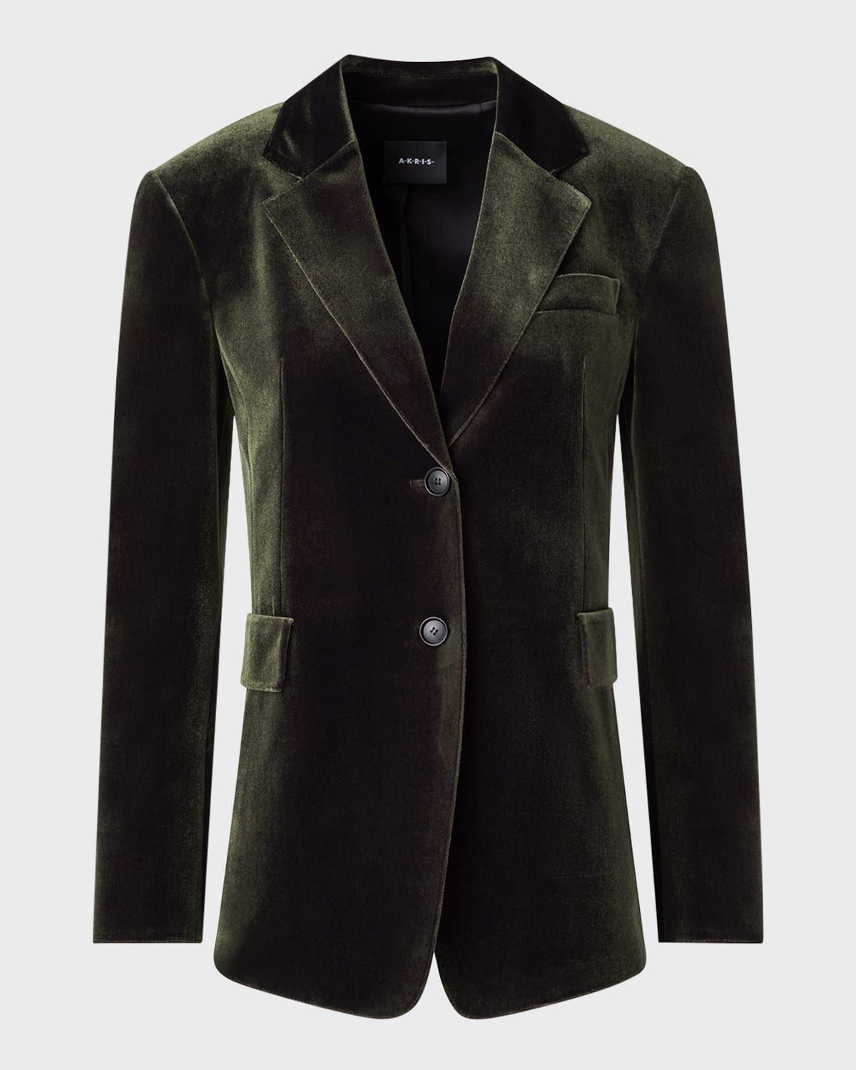 Taddeo Stretch Velvet Blazer Jacket