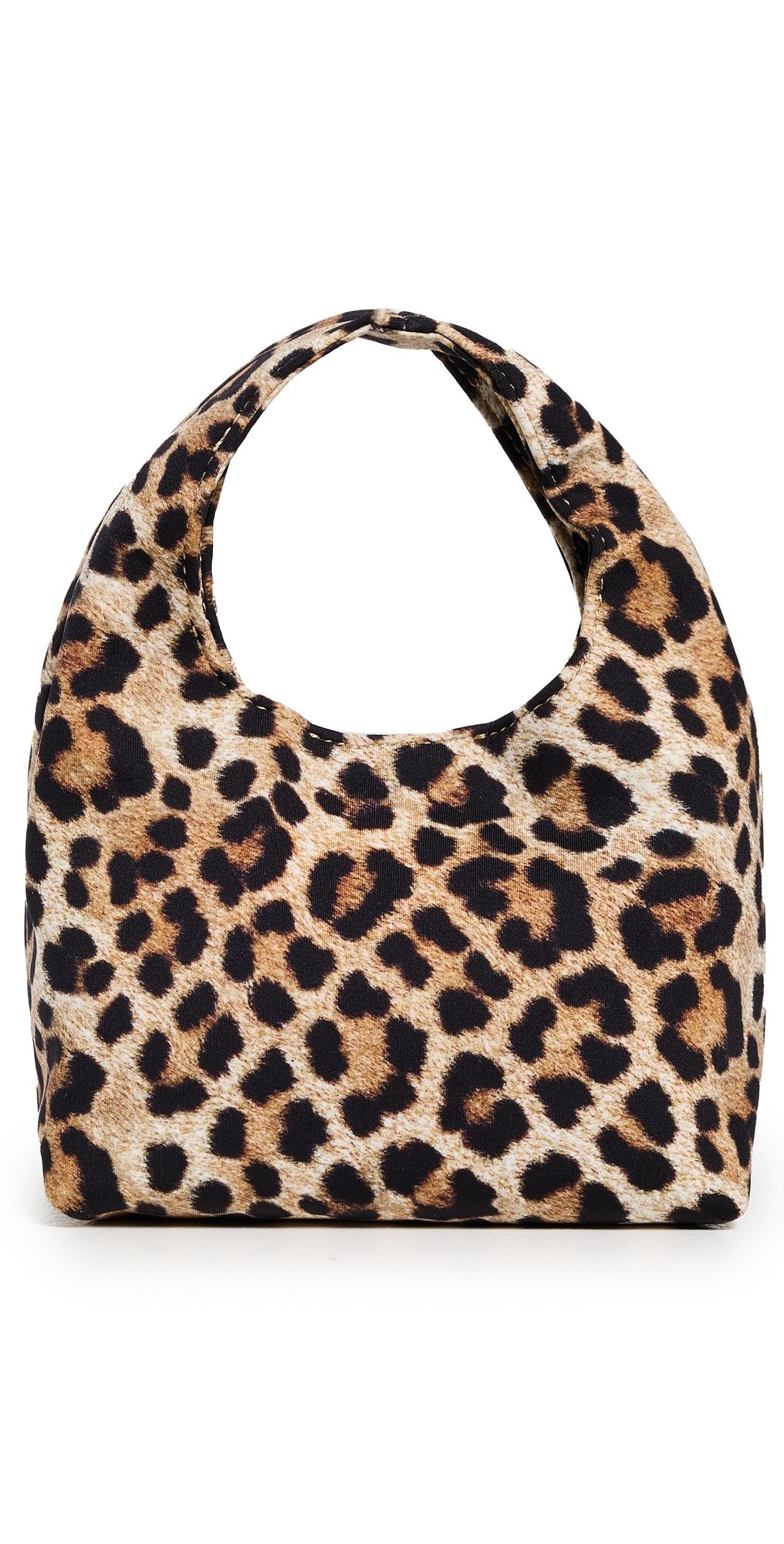 Loeffler Randall Kenzie Mini Bucket Clutch Leopard One Size