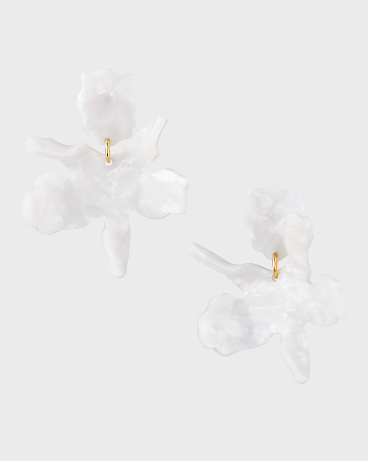 Small Paper Lily Earrings