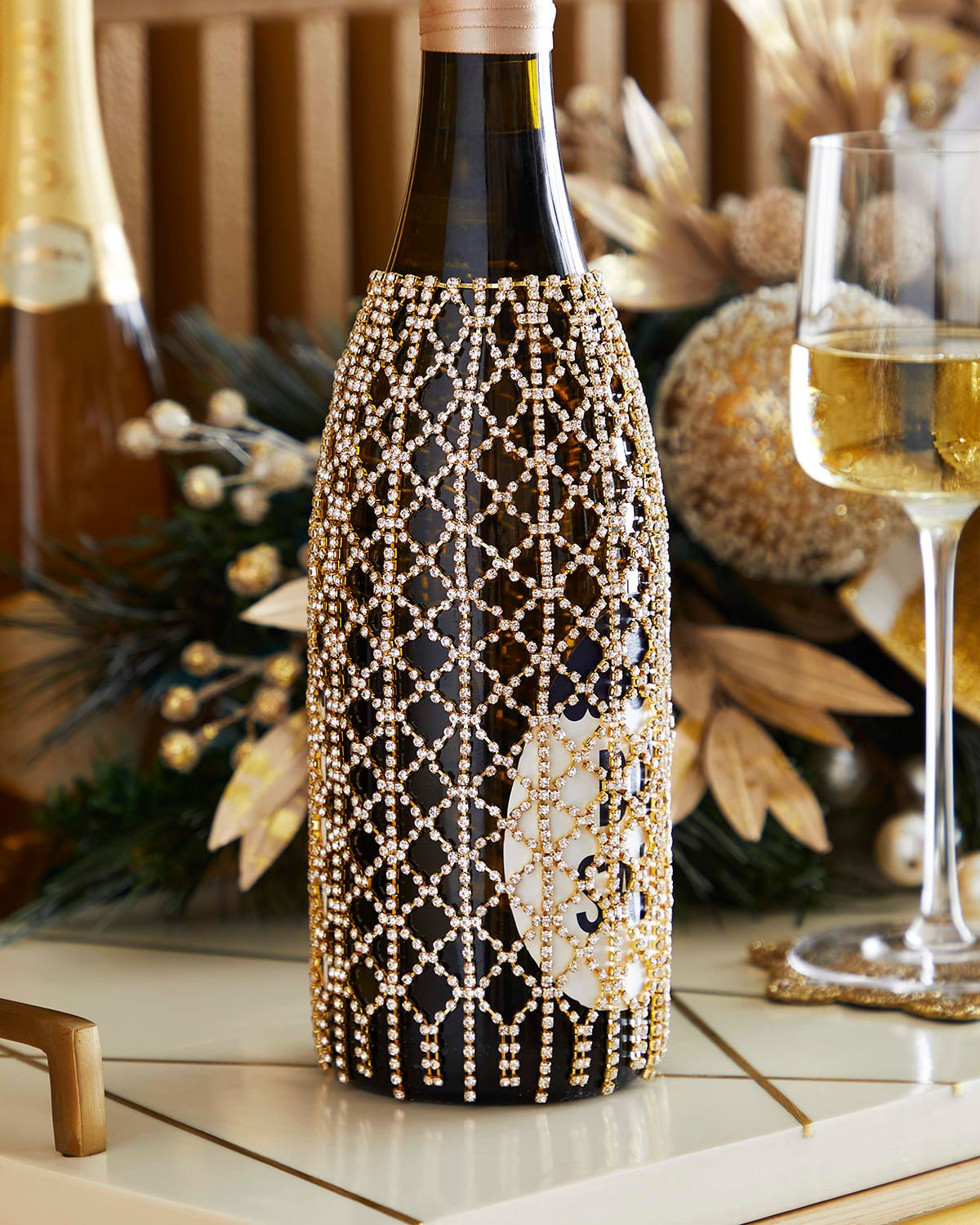 9" Harlequin Gold Wine Veil