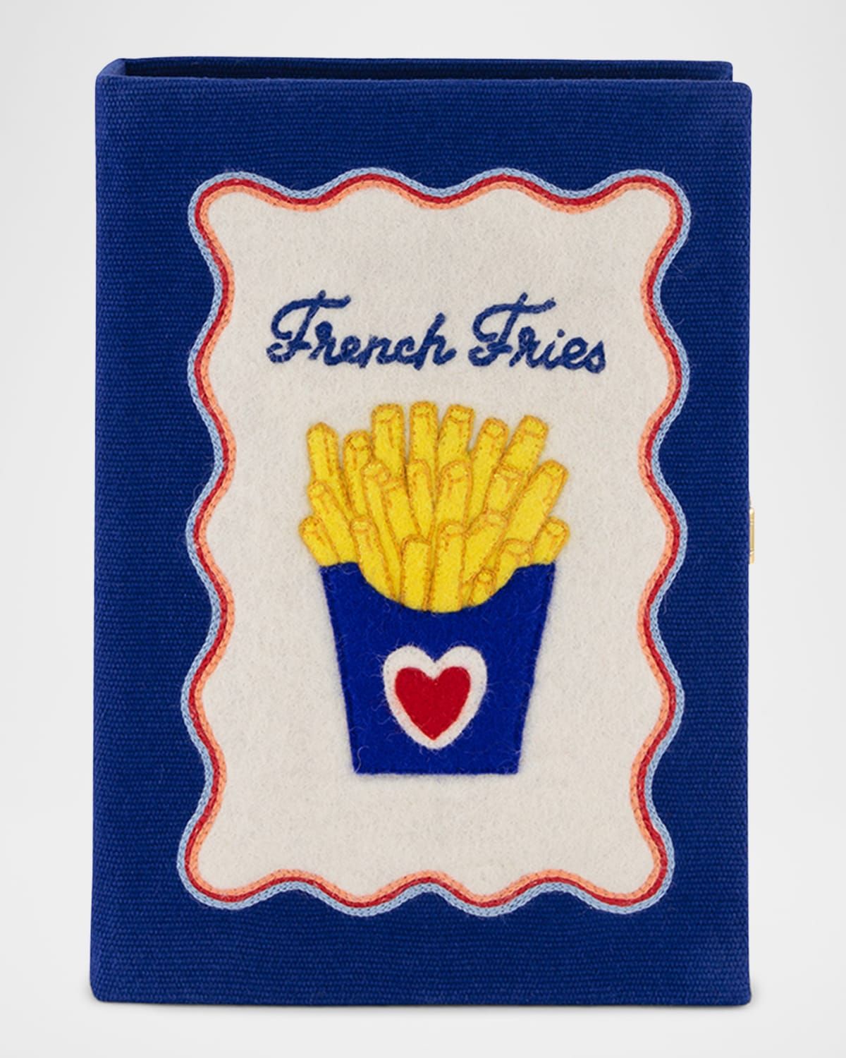 French Fries Book Clutch Bag