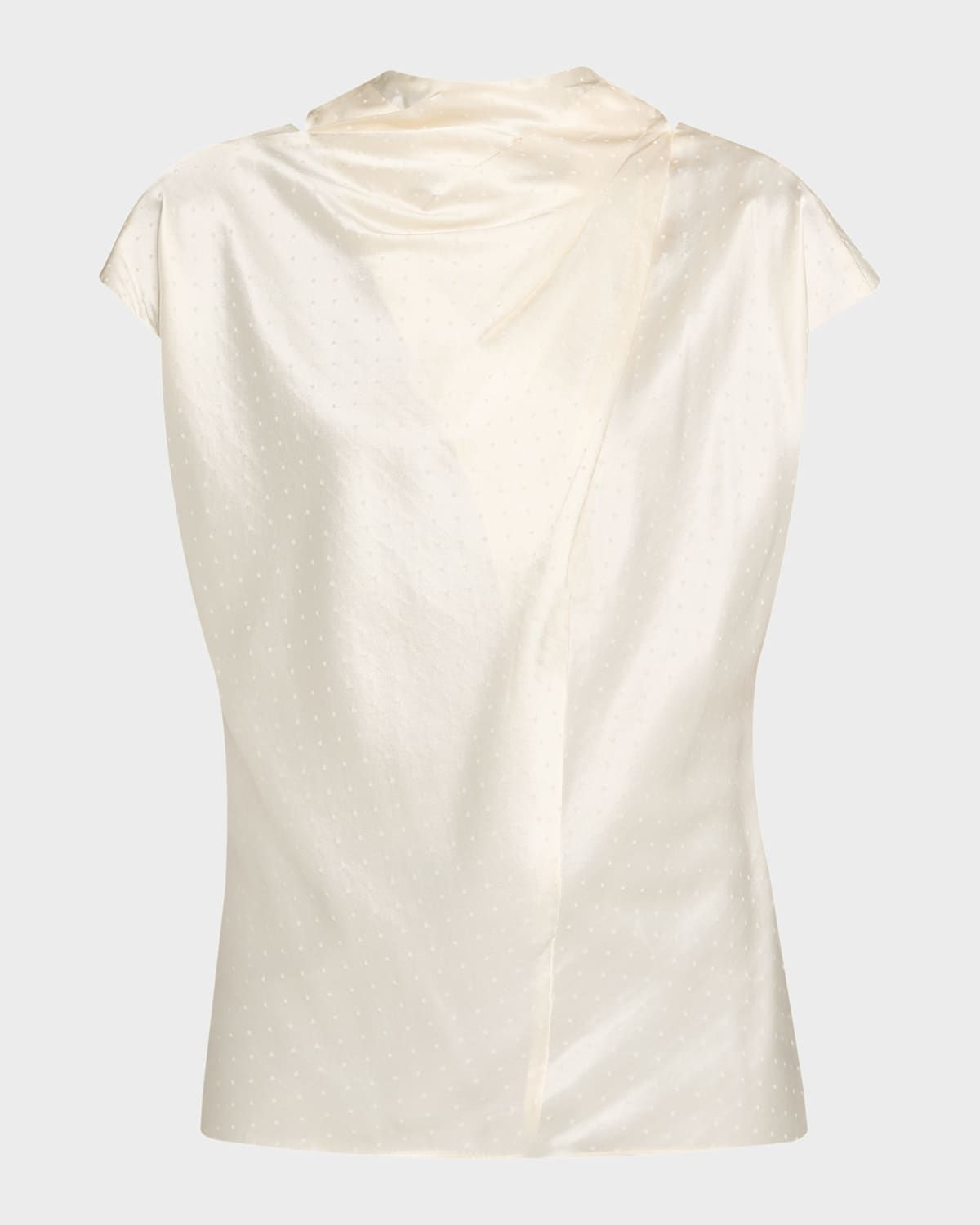 Leilany Draped Silk Top