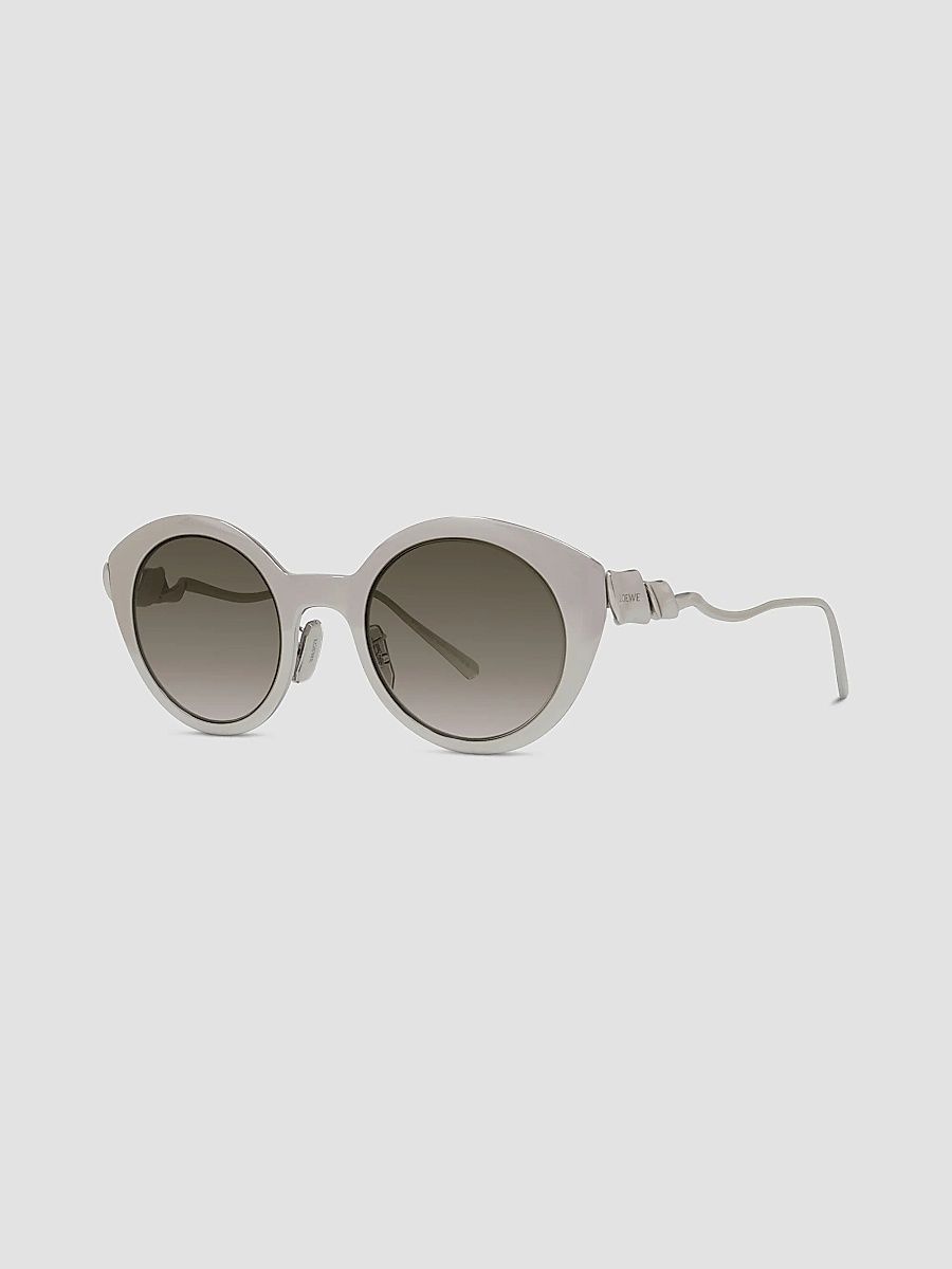 Women's Coil 48MM Round Sunglasses - Grey