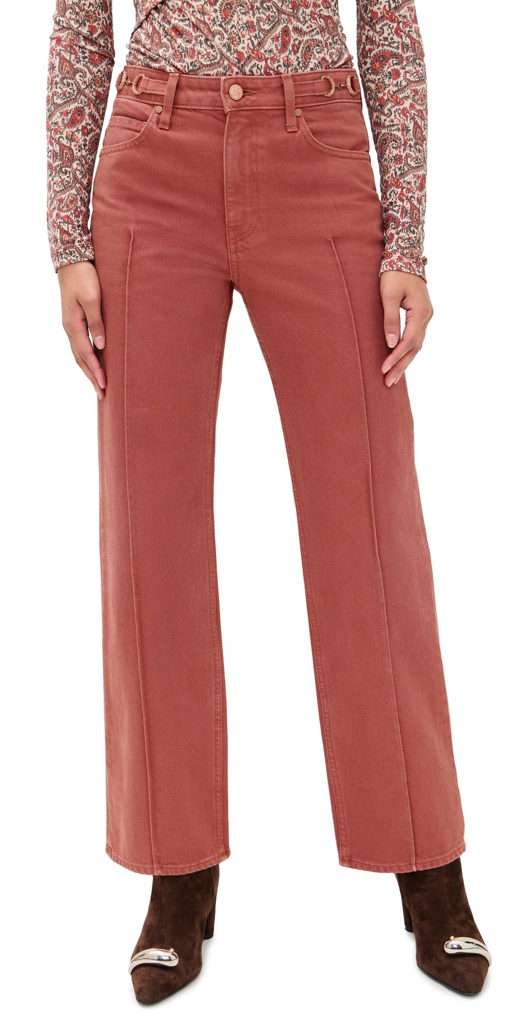 Ulla Johnson Agatha Jeans Garden Rose 24