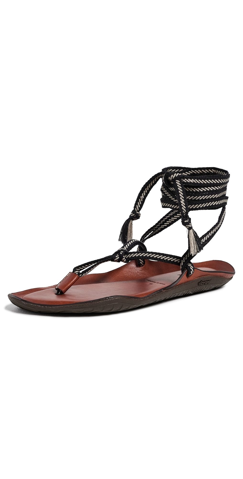 Lemaire Vibram Sandals Black / White 39