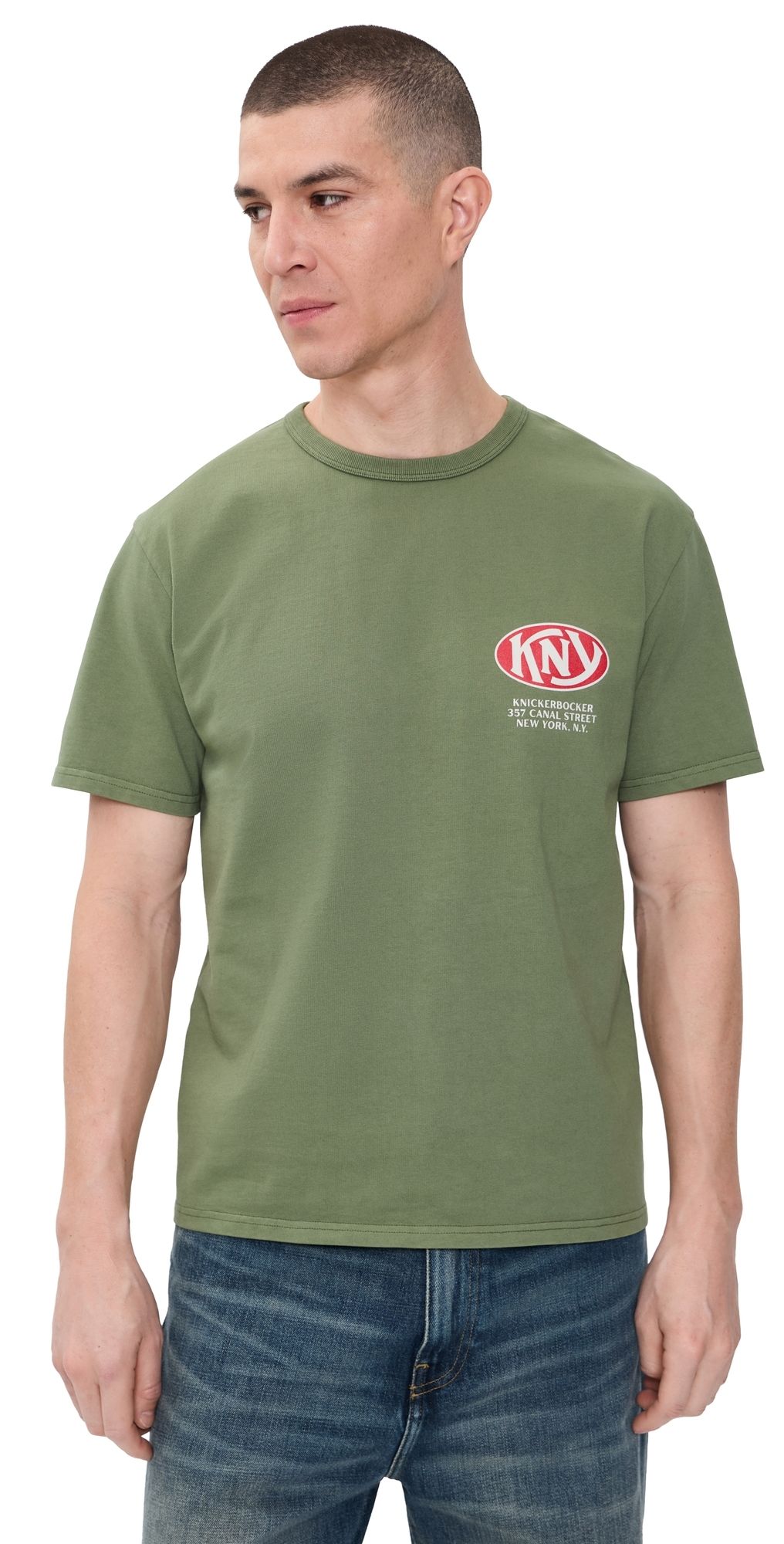 Knickerbocker KNY Heavyweight T-Shirt Olive M