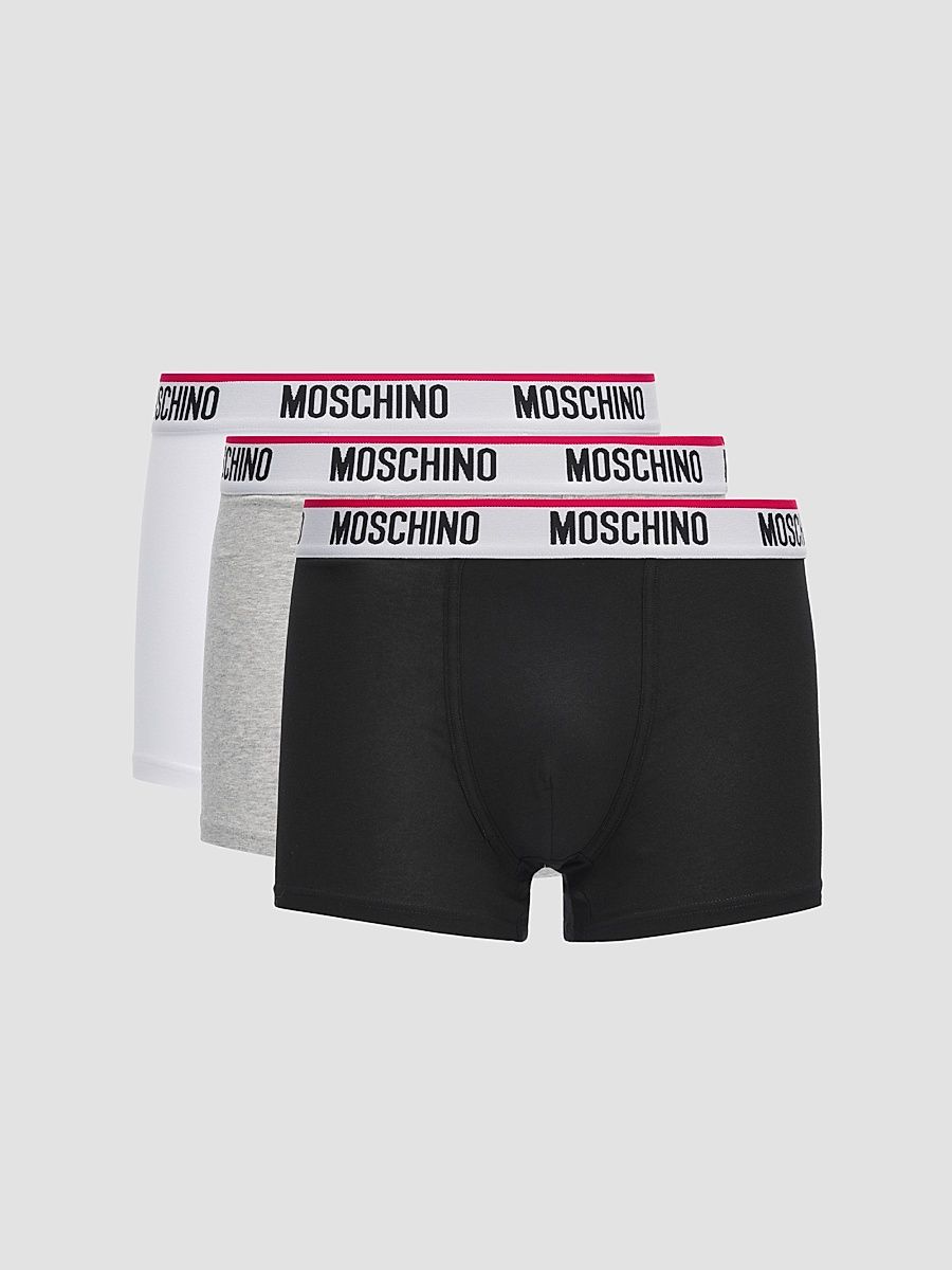 Men's Essential Logo Stretch-Jersey Trunk Brief 3-Pack - Multi Black - Size XL